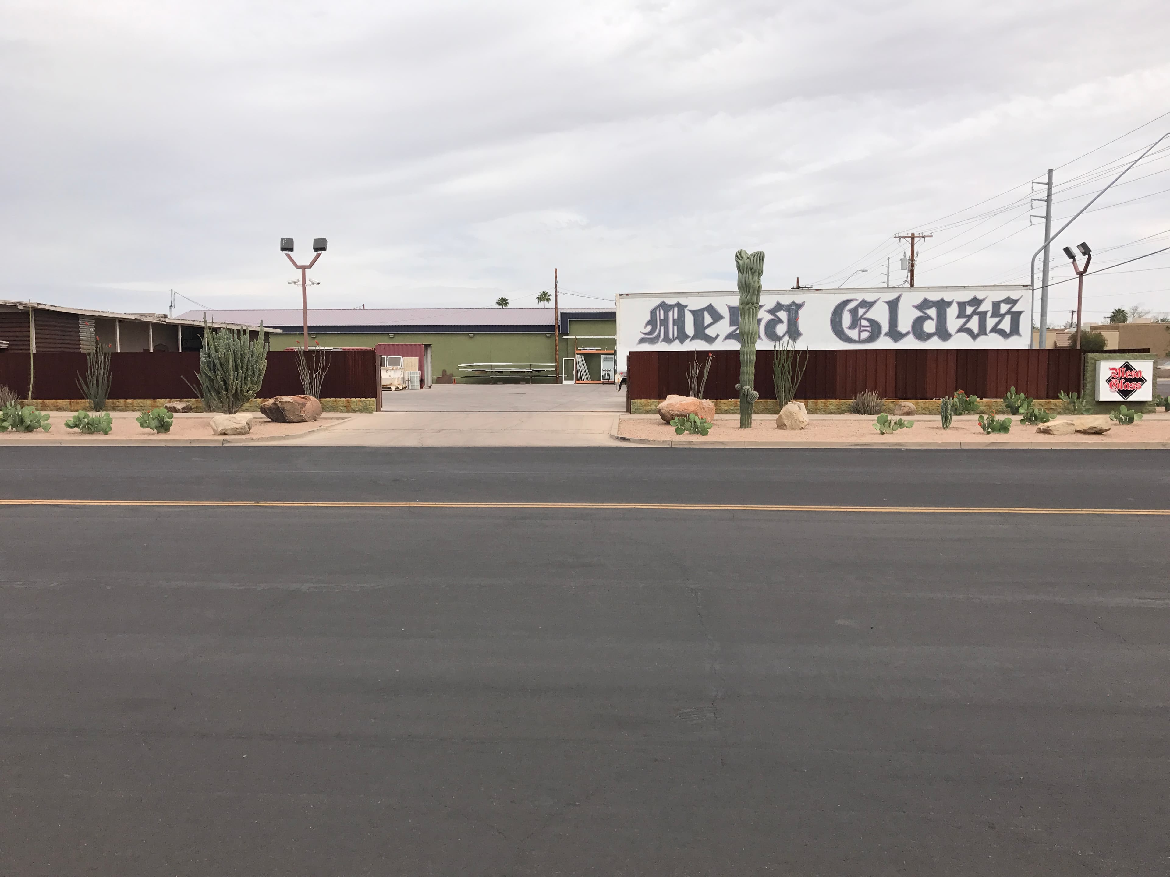 Mesa Glass Shop Entrance